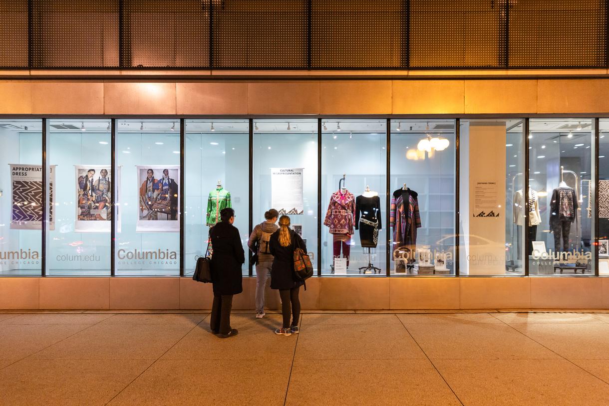 Fashion Window Exhibit at 618 S. Michigan Ave.