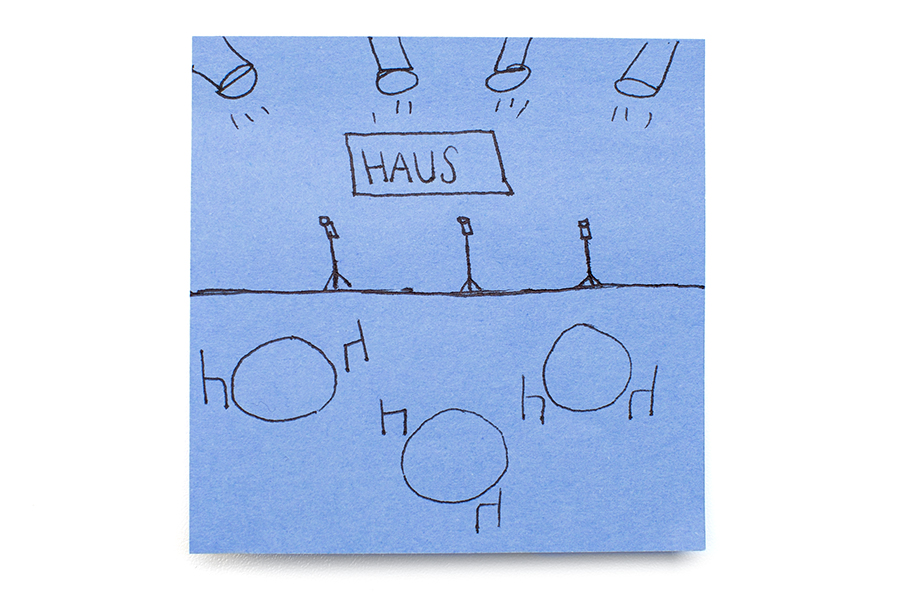 HAUS Post-it Doodle
