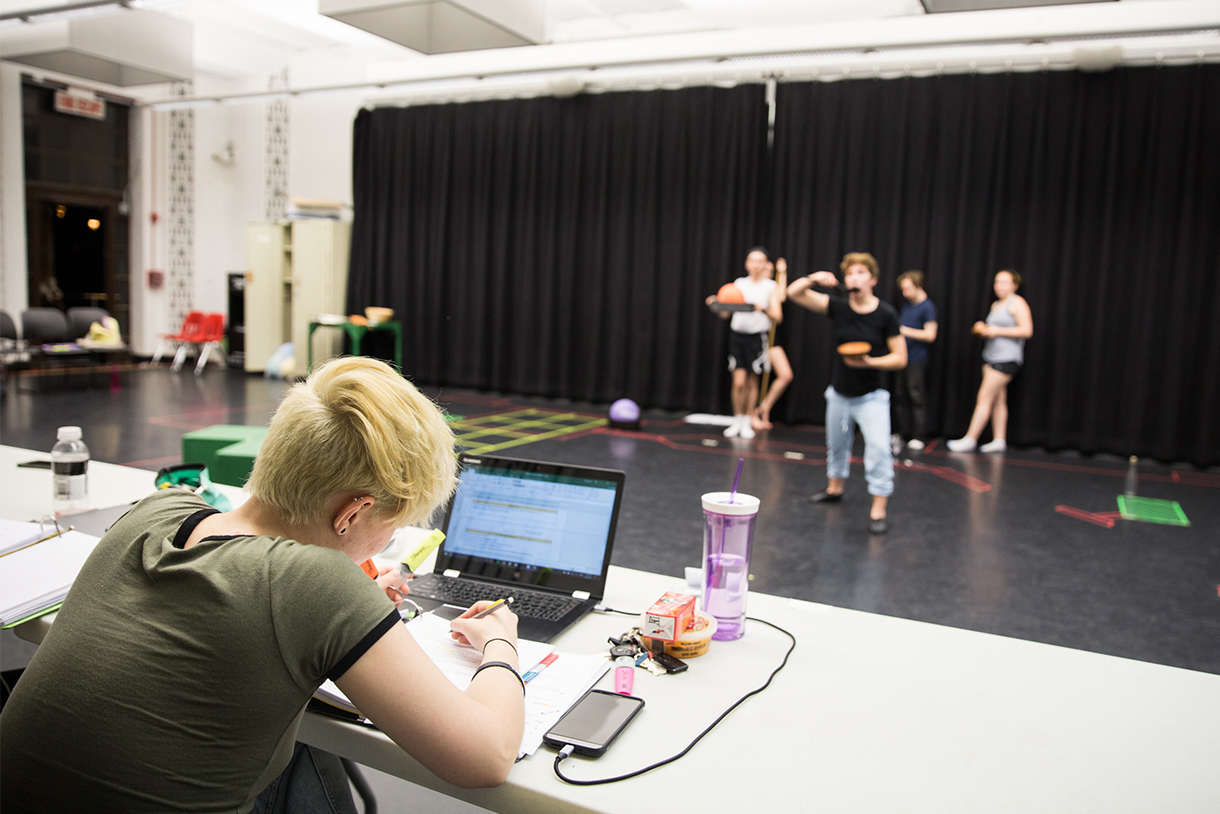 Theatre program Columbia College Chicago rehearsal