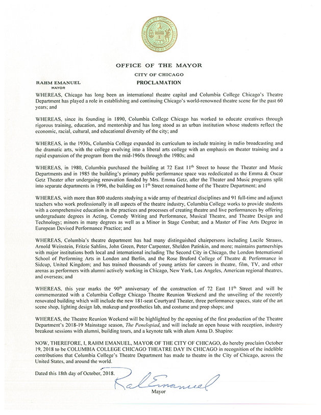 Mayoral Proclamation