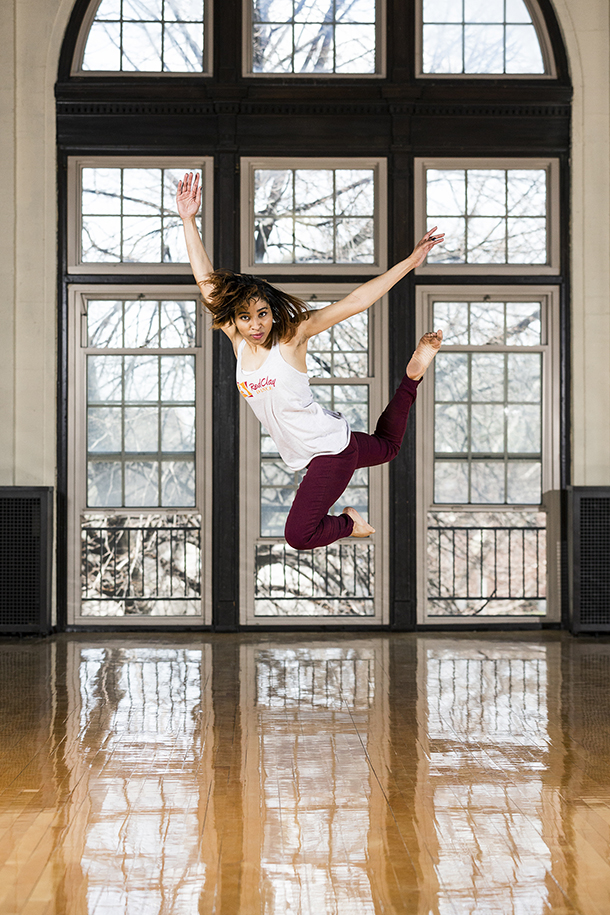 Destine Young performs with Red Clay Dance