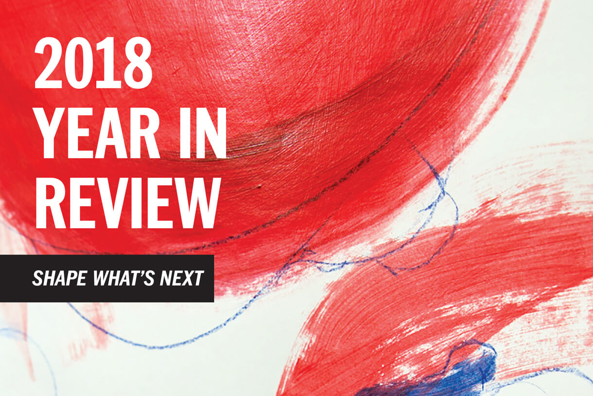 Image of cover art for the 2018 Year in Review