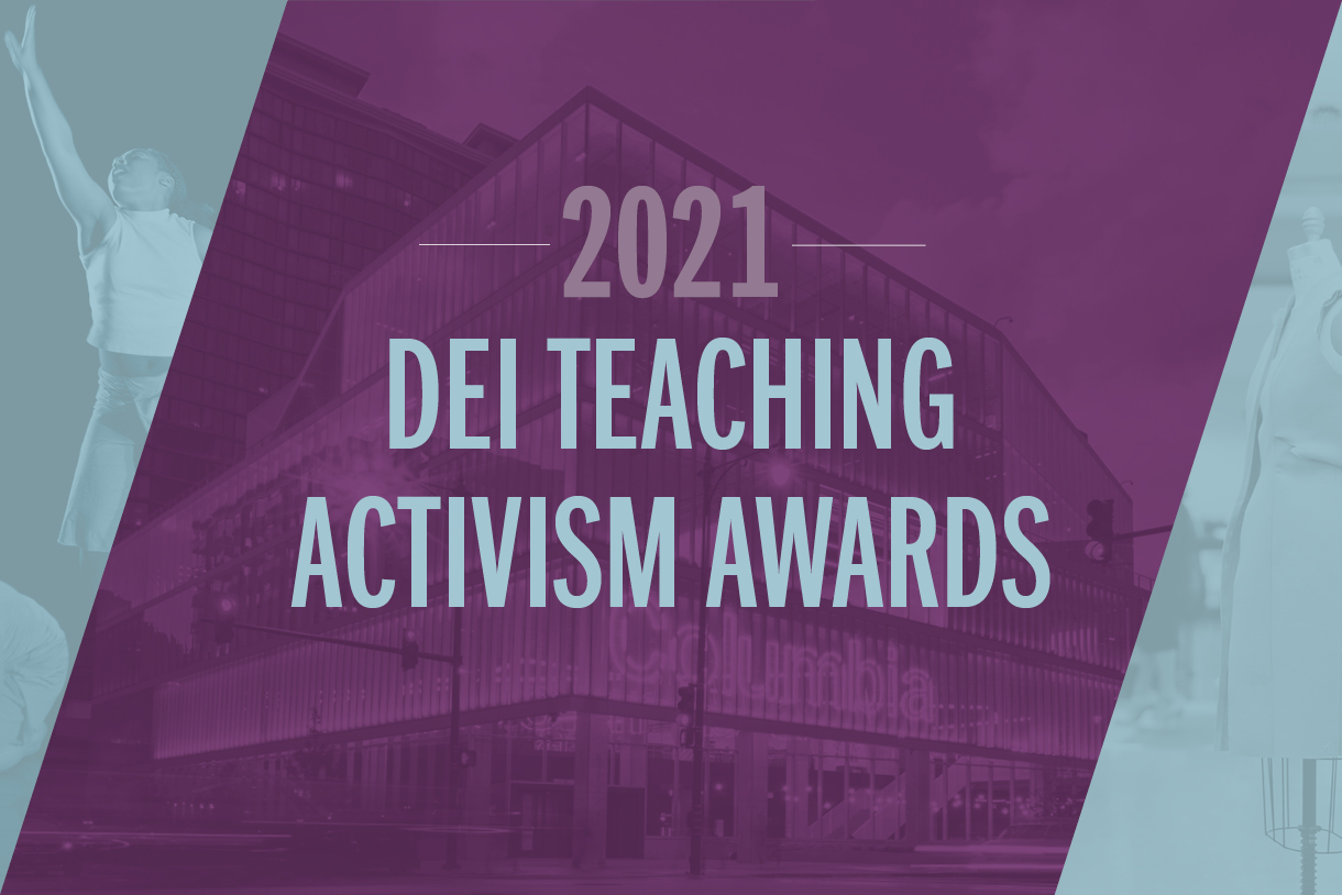 graphic announcing DEI Teaching Activism Awards
