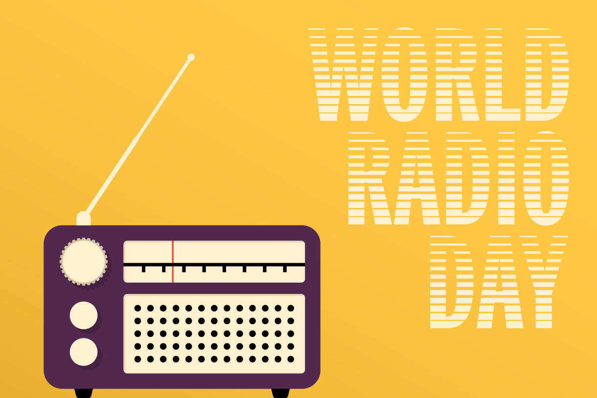 Image of World Radio Day wording