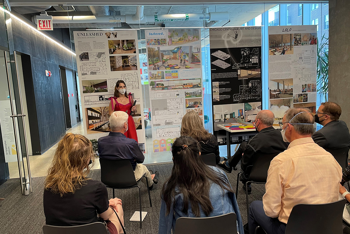 Interior Architecture student shares State Street project at Manifest 2022