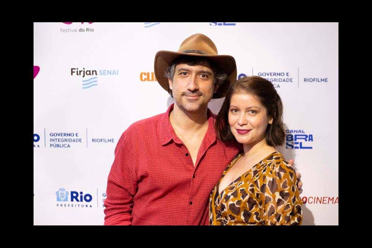Photo of Miguel Silveira and Missy Hernandez at a film festival.