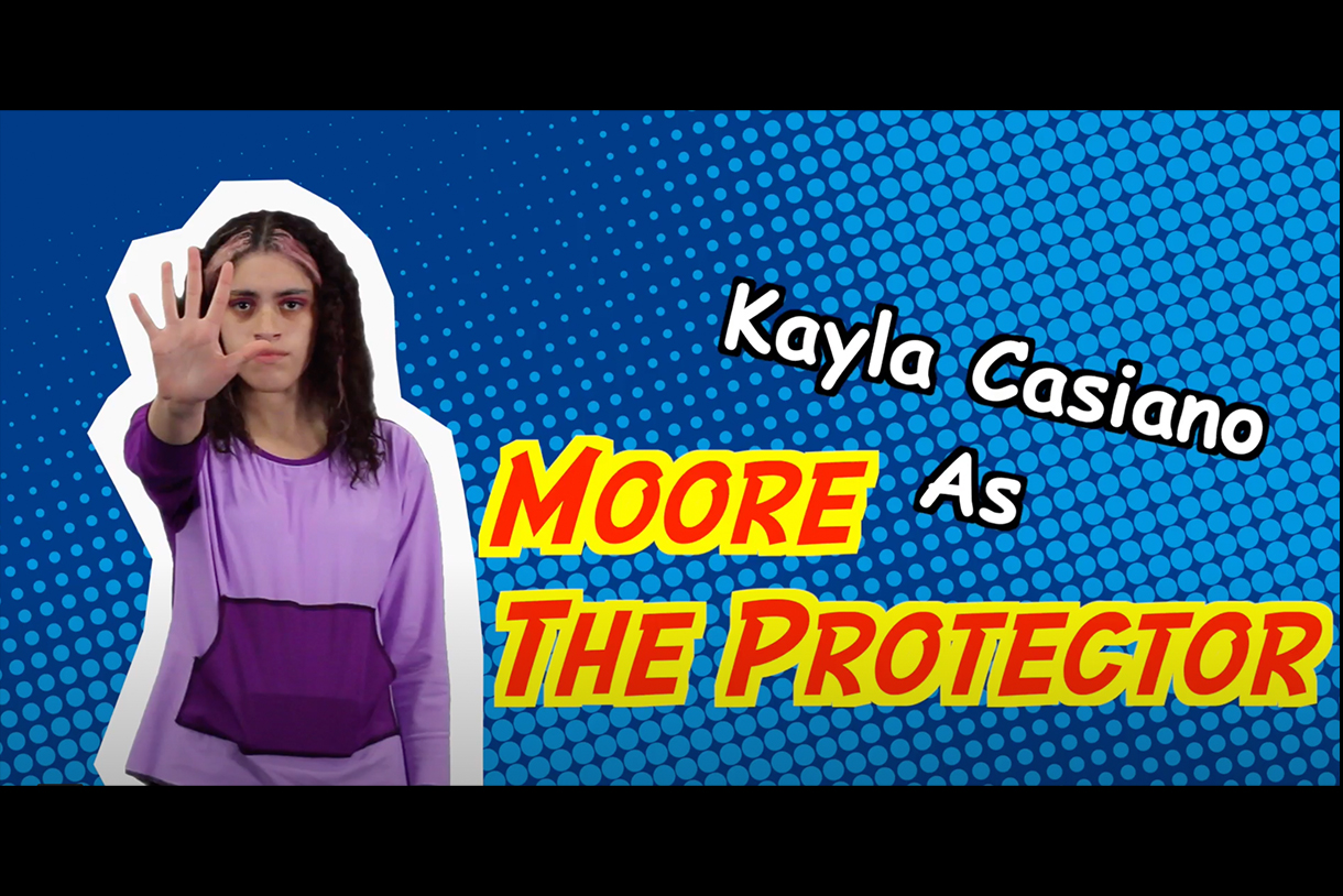 Kayla Casiano in the adventure web series, "This Ability"