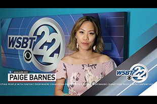 WSBT news anchor Paige Barnes 