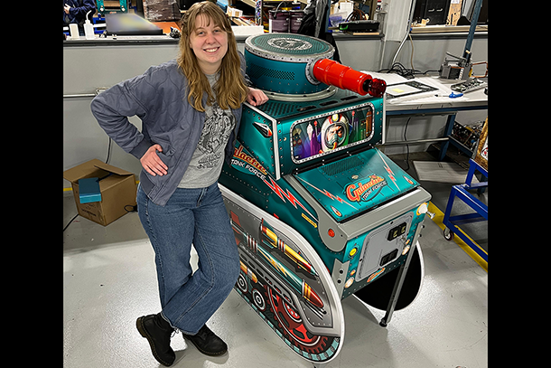 Pinball Wizard Jessica Durbala '21 Launches Her First Game 