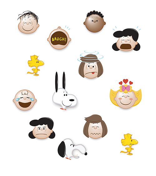 Peanuts Emojis by Nomi Kane
